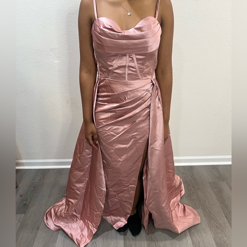 Amazon Blush Pink Prom Dress
